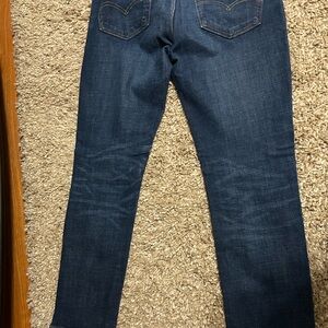 Levi's Dark Blue Straight Jeans